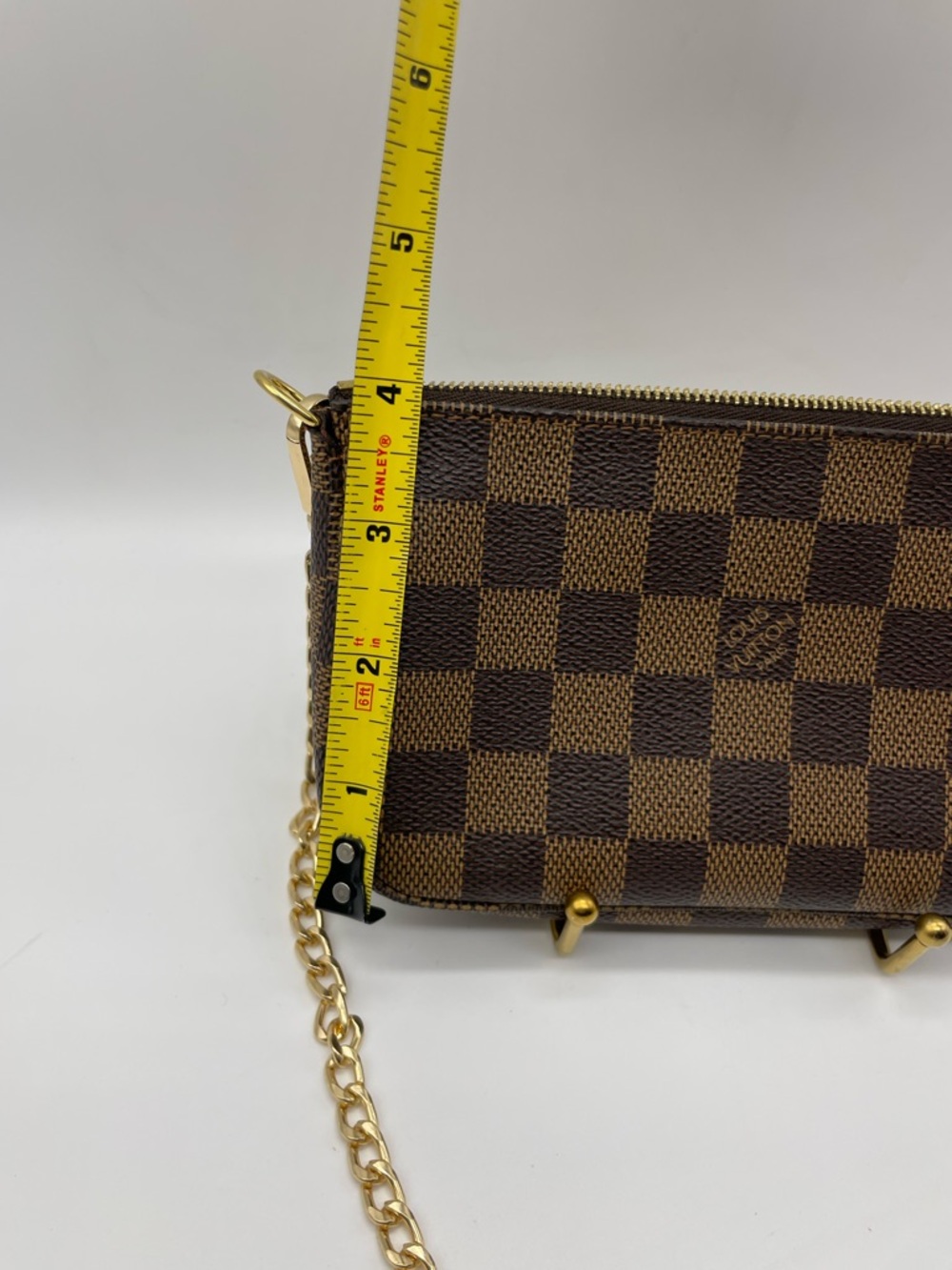Louis Vuitton Damier Mini Pochette Bag - Picture 6 of 8